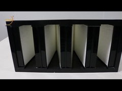 HVAC시스템을 위한 ABS 재질 골조 0.5 마이크론 Ｖ 뱅크 필터