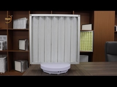 합성 섬유 에어컨 프리 평판 필터 5 um 큰 공기 흐름