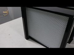 HVAC시스템을 위한 ABS 재질 골조 0.5 마이크론 Ｖ 뱅크 필터