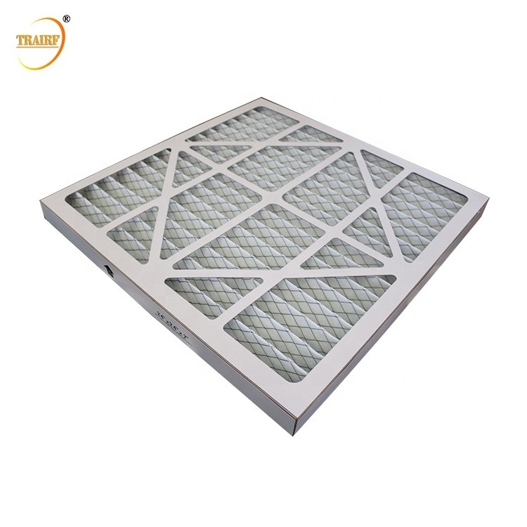 20*20*1cm은 HVAC / 환기 G4 F5 F6을 위한 전치 필터를 주름잡았습니다
