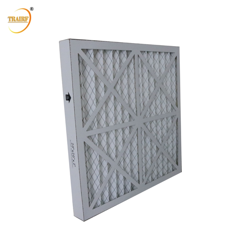20*20*1cm은 HVAC / 환기 G4 F5 F6을 위한 전치 필터를 주름잡았습니다