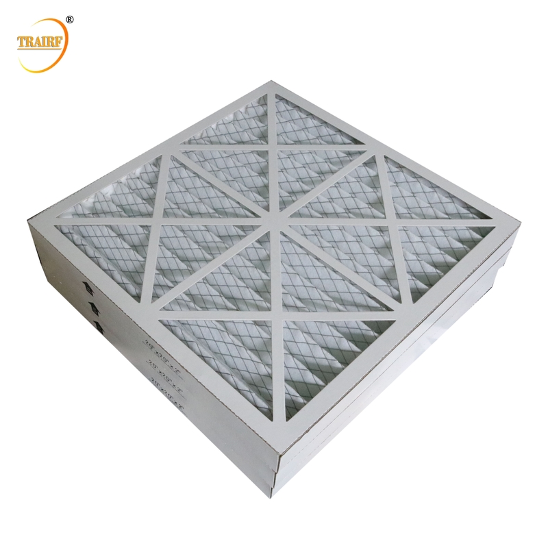 20*20*1cm은 HVAC / 환기 G4 F5 F6을 위한 전치 필터를 주름잡았습니다