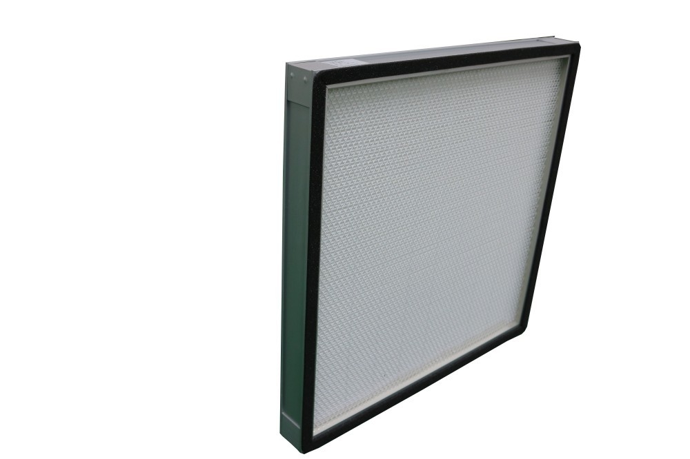 HVAC 여과 알루미늄합금 프레임 작은 패널 H14 헤파필터