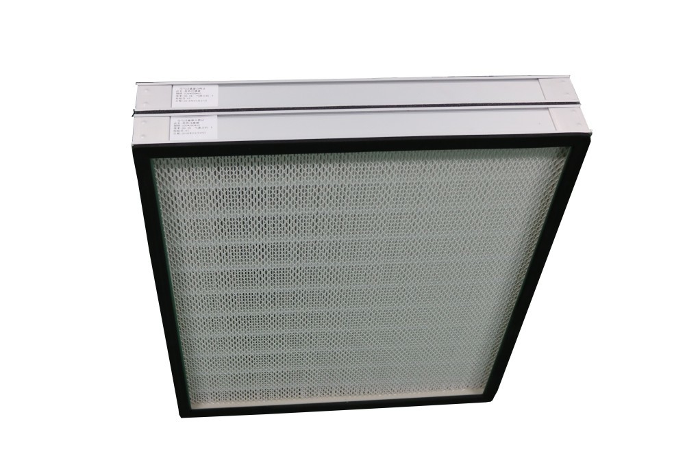 실험실 아후 HVAC시스템 H13 H14 작은 주름 플로우 후드 헤파필터