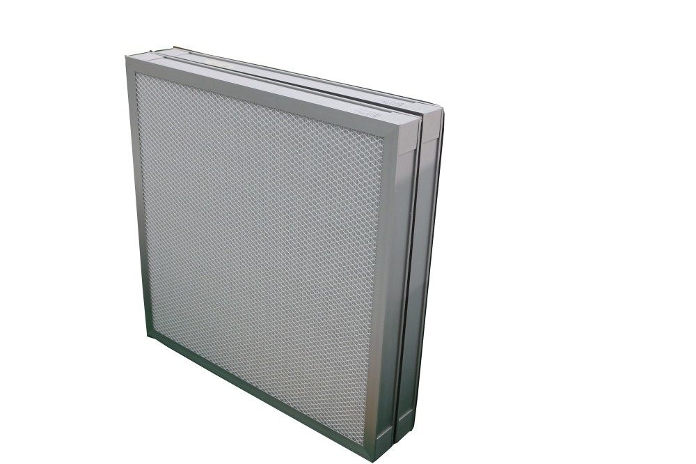 실험실 아후 HVAC시스템 H13 H14 작은 주름 플로우 후드 헤파필터