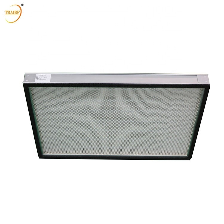 글라스파이버 언론과 0.3 um 24x24 HEPA 공기 정화 필터 플로우 후드 필터