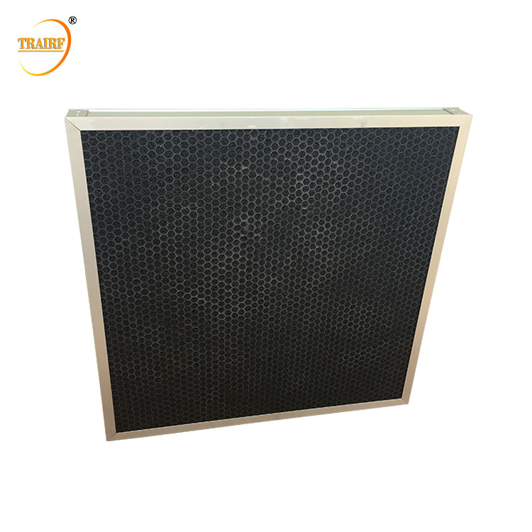 벌집형 5 um 작은 활성 탄소 Hvac 필터 250*200*10mm