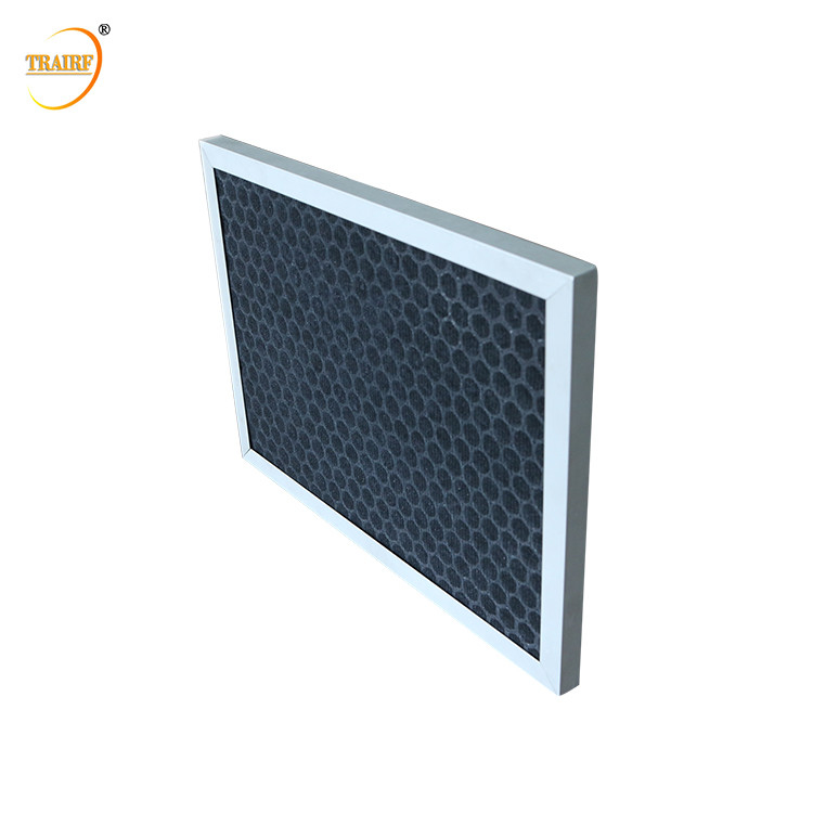 벌집형 5 um 작은 활성 탄소 Hvac 필터 250*200*10mm