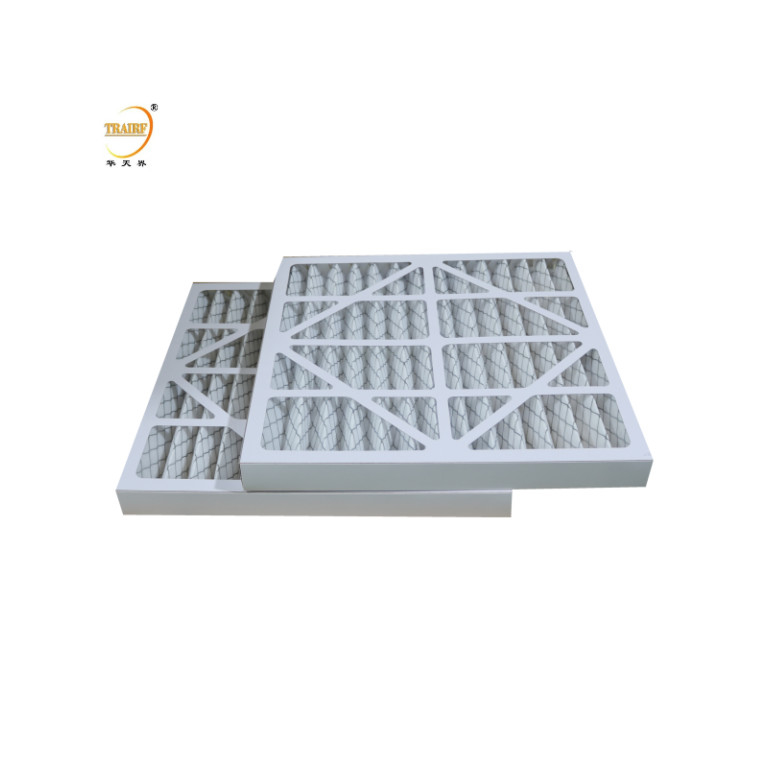 카드보드 프레임 메르브 플레이트 HVAC AC 오븐 사전 공기 필터 사용자 지정 세척 가능