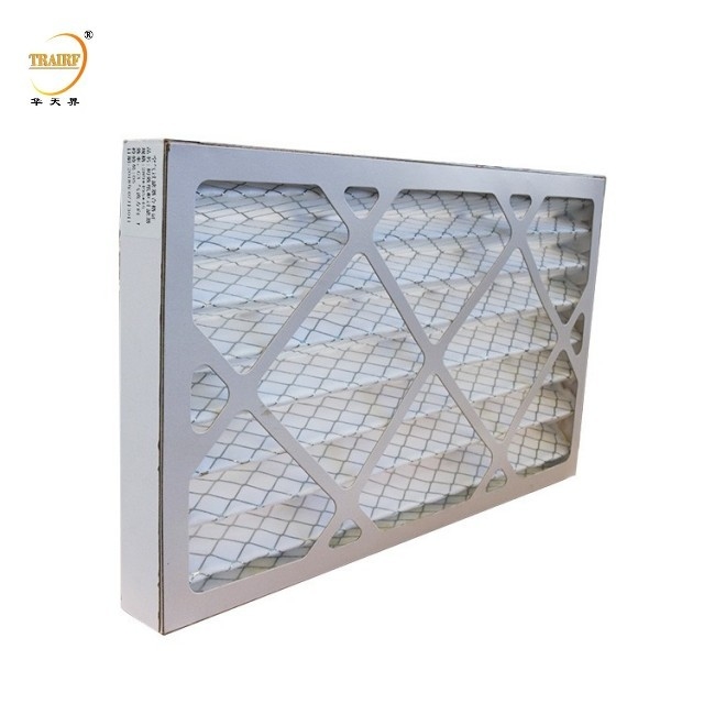 Merv 8 카드보드 프레임 AC 오븐 공기 필터 HVAC 시스템 부품