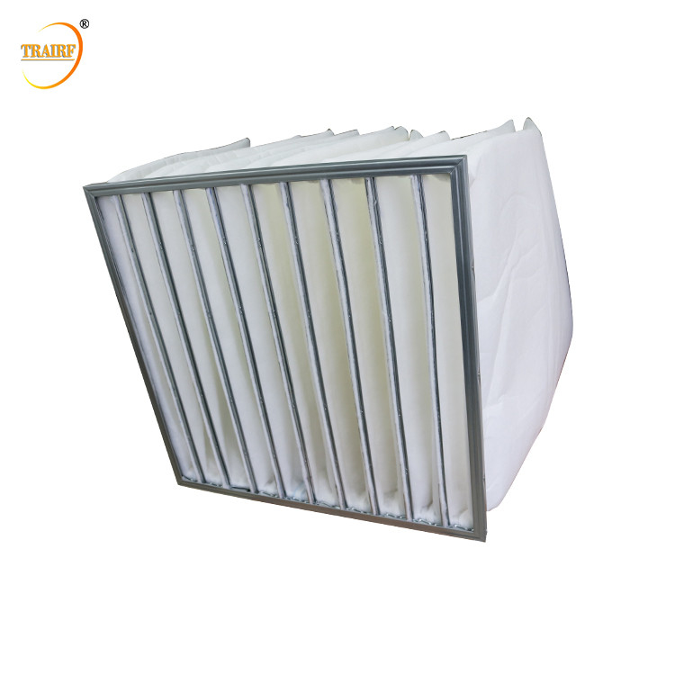 맞춤형 10 주머니 중형 가방 필터 HVAC, AHU, 청정실 G4