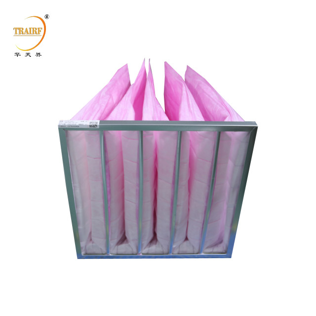 산업용 공기 필터 Ahu Bag Filter HVAC 시스템용 주머니 공기 필터