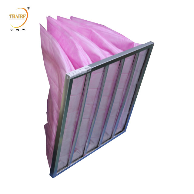 산업용 공기 필터 Ahu Bag Filter HVAC 시스템용 주머니 공기 필터